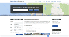 Desktop Screenshot of lakedistrictproperty.co.uk