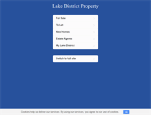 Tablet Screenshot of lakedistrictproperty.co.uk